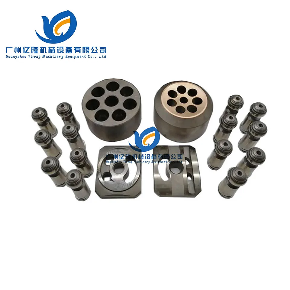 A8VO107 Hydraulic Pump Parts E320B E325B Excavator Main Pump Cylinder Block & Valve Plate & Plunger