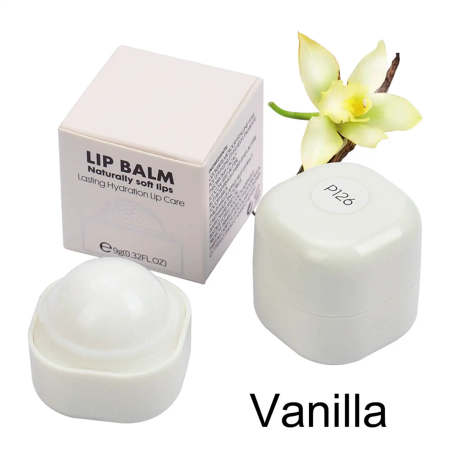 Hydrating fruit makeup vegan lip balm