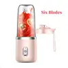 6 Blades Pink