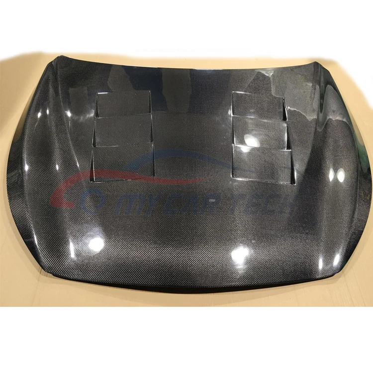 Carbon Fiber Scoop Engine Hood Cover For Infiniti Q50 2015 Carbon