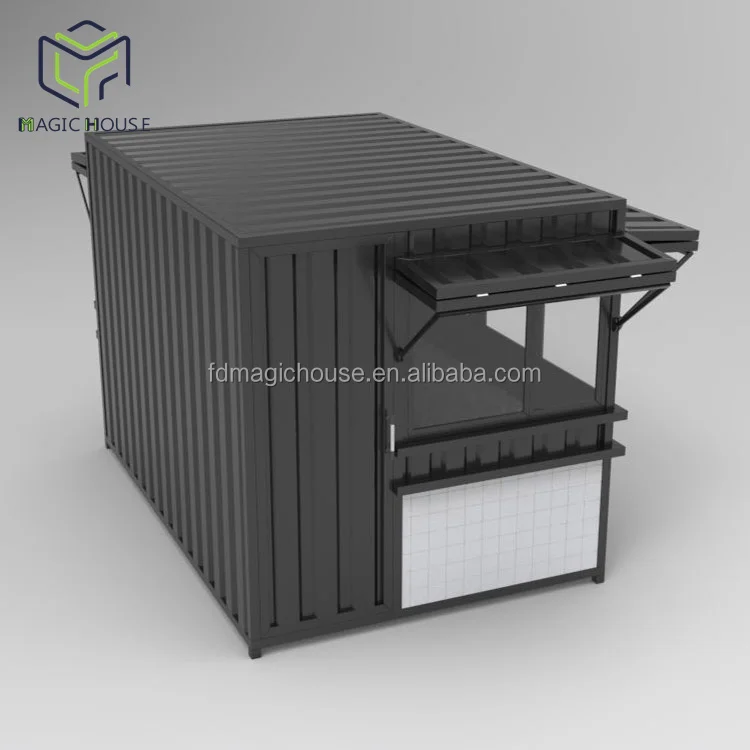 Magic House Container Kiosk Design Shipping Container Restaurant for Sale