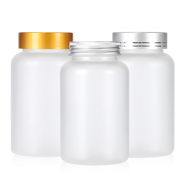 200ML matte pet plastic medical bottle luxury packaging sugar supplement nutrition product container/ free sample