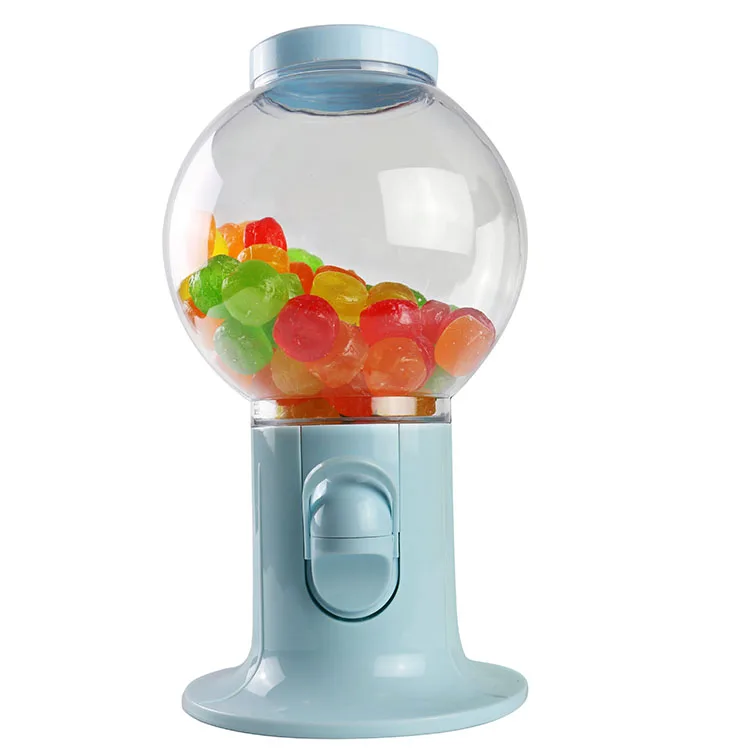 Candy Box Mini Candy Machine Toy Dispenser Plastic Bubble Gumball Box Candy Dispenser Gumball Machine
