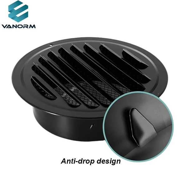 Flat Round Grille Exterior