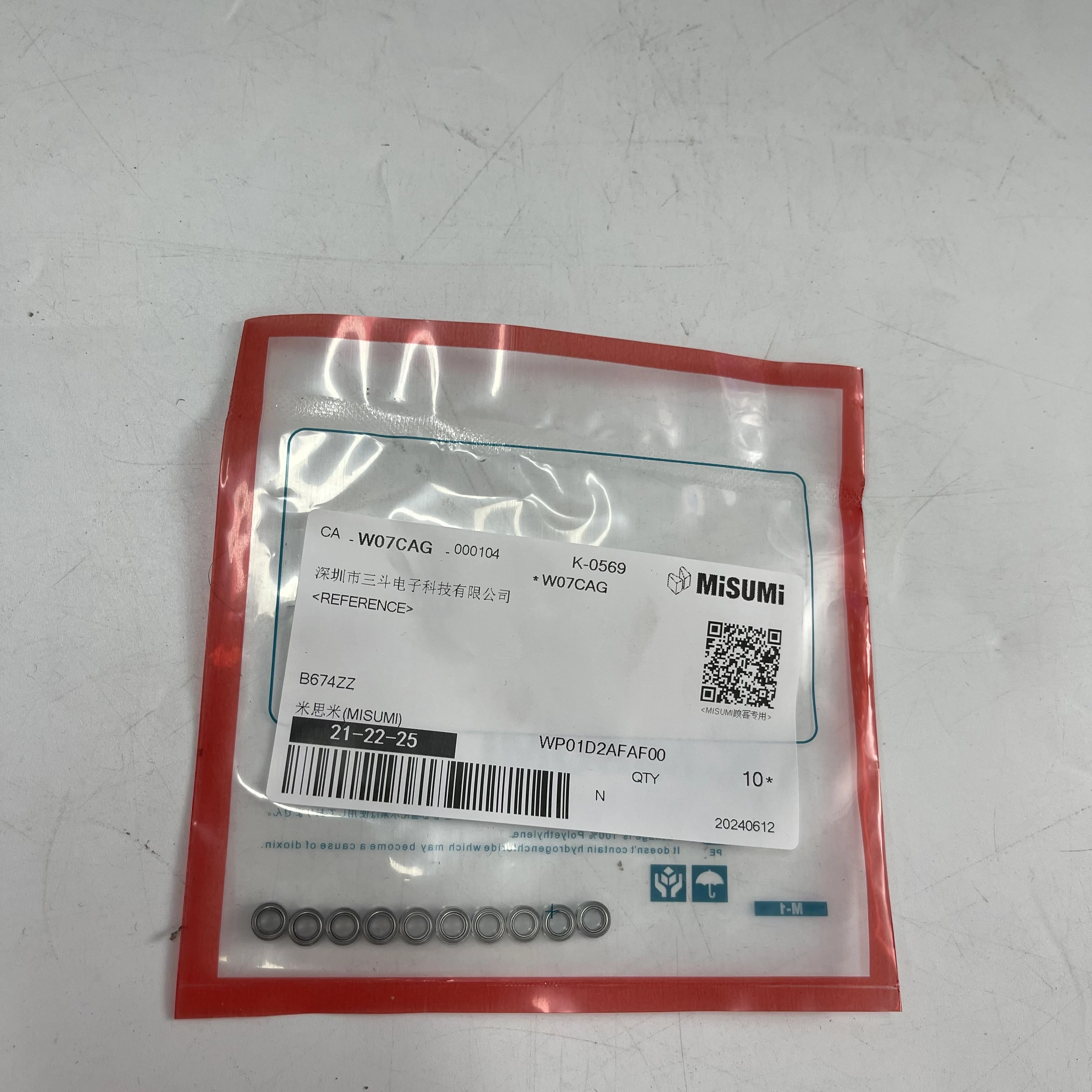 MISUMI Ball Bearing B674ZZ MISUMI Ball Bearing B674ZZ