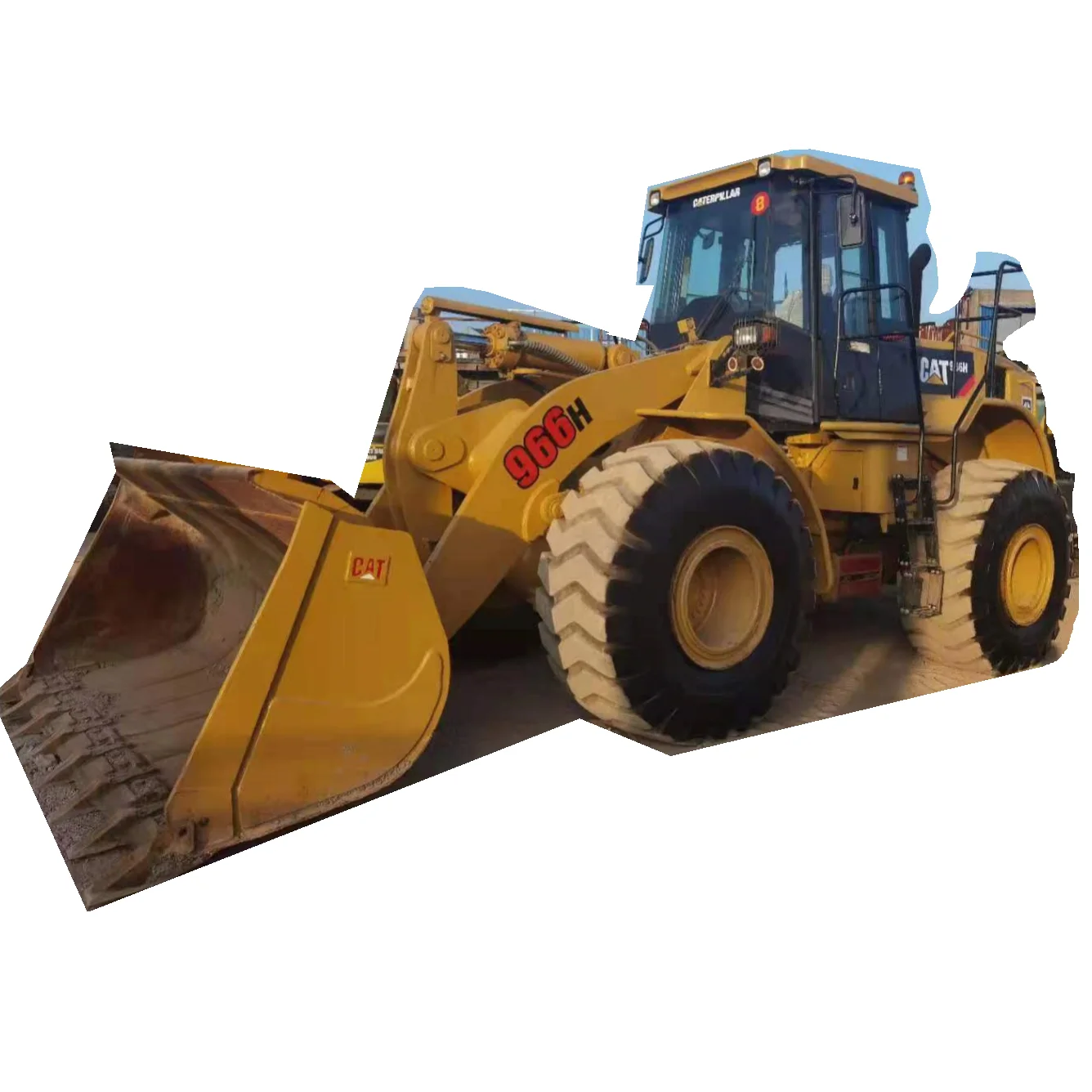 Cheap second-hand wheel loader CAT 966H/Crawler 966/950G/962H/950E/966G/ with high operating efficiency and low price