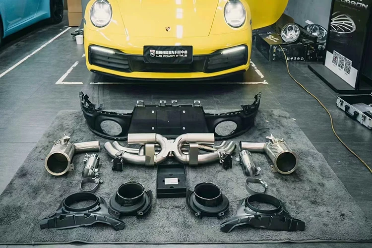 tips turbo pipe exhaust for porsche 958 958.2 exhaust system