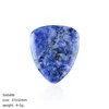 Púa de guitarra de piedra de vena azul