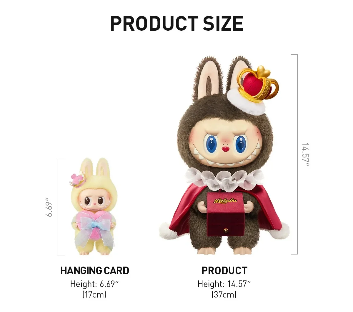 Original Genuine Popmart Monsters Let's Checkmate King Cute PVC