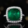 Natural emerald diamond Ring