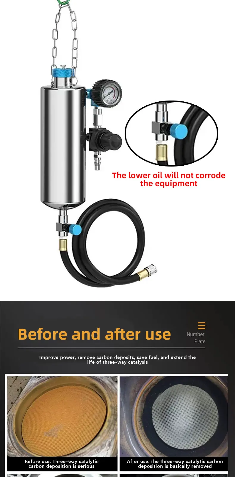 Автомобильный комплект для очистки топливных форсунок и тестер с Корпусами бензиновых автомобилей