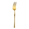 Dinner fork - mirror gold