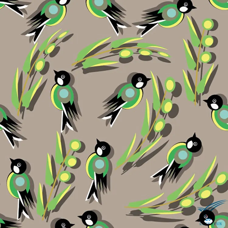 2021 New Digital Print Polyester Elastane Liganete Fabric