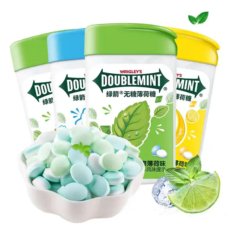 Bulk Wholesale Tablets Sweets Mint Confectionery Mixed Fruit Flavor Hard Candies Strong Cool Sugar Free Mints Candy