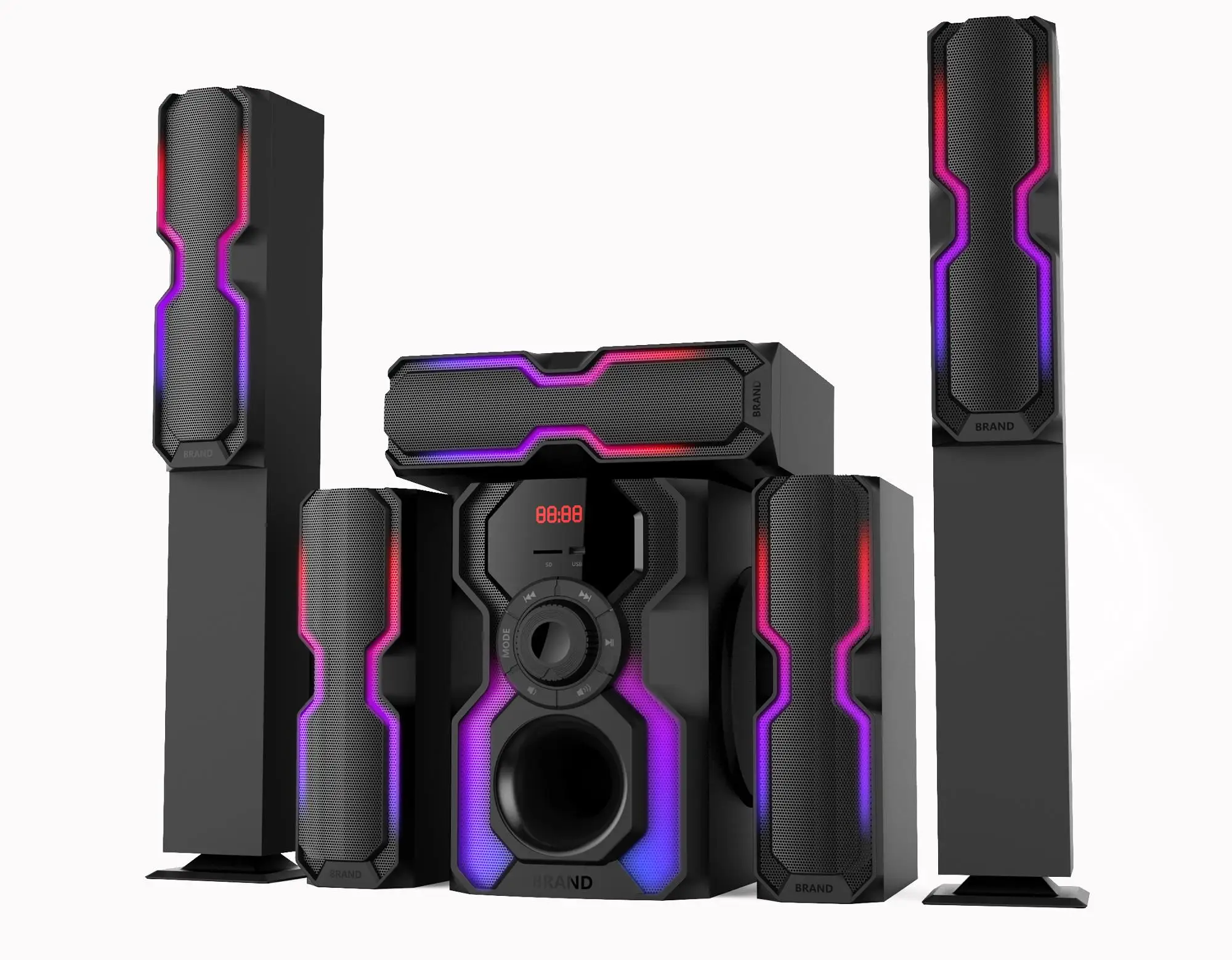 Subwoofer And Speaker Surround Sound 