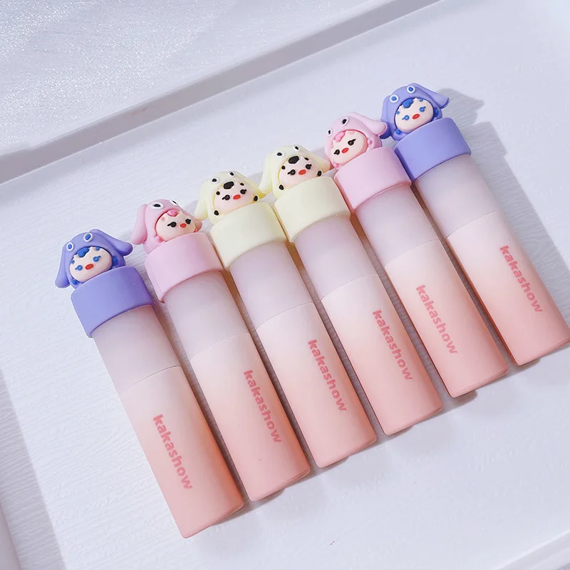 KAKASHOW Makeup 5 Colors Custom Logo Long Lasting Cosmetics New Launch Cute Liquid Lipgoss