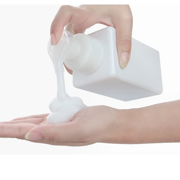 250ml 450ml Square Cube Soap Foam Dispenser Pump Bottle Black Foam Pump Bottles Cubic Plastic Travel Mousse Foam Bubble Bottle