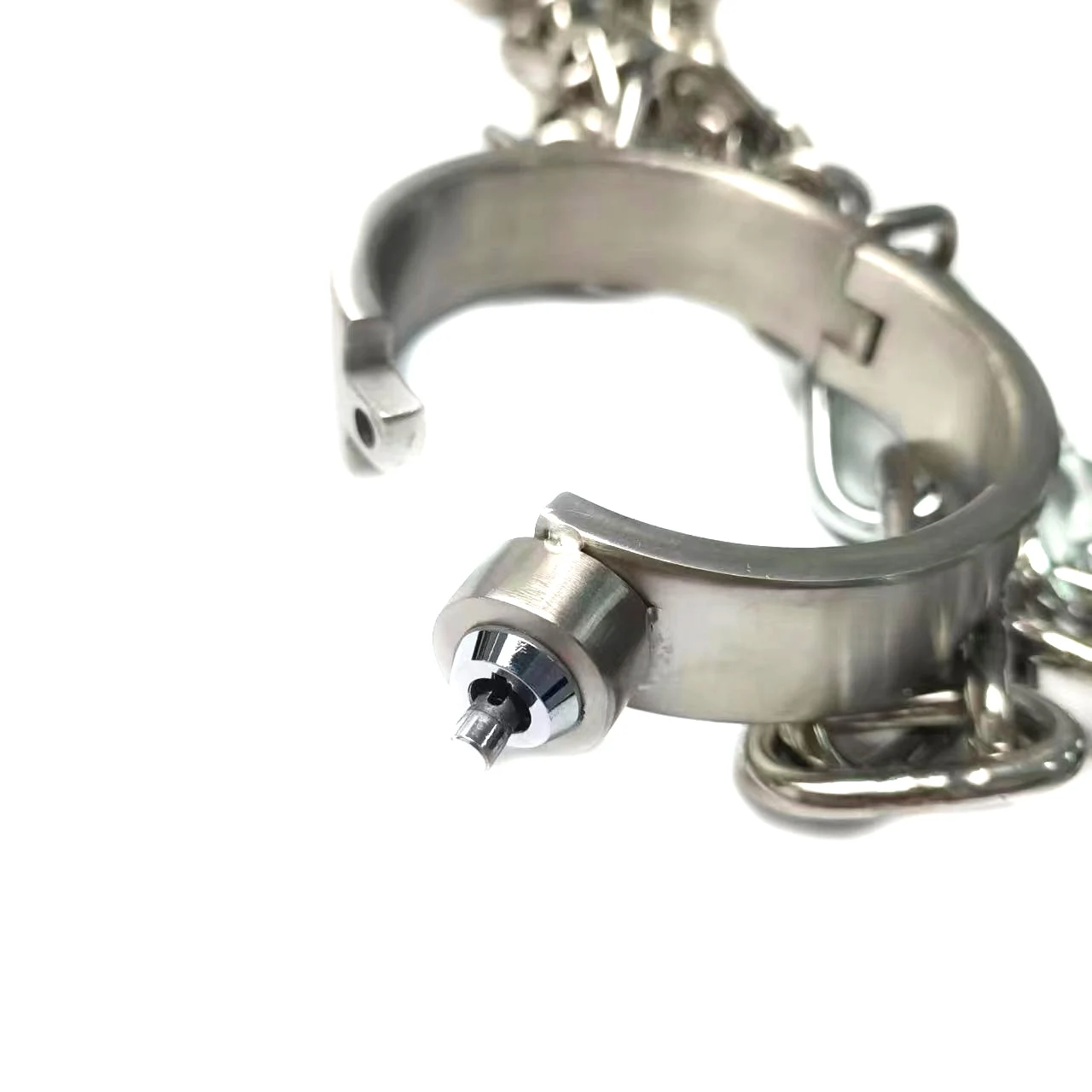 Black Emperor Stainless Steel Press Lock SM Hand and Foot Binding Toys Adult Sex Toy Wholesale