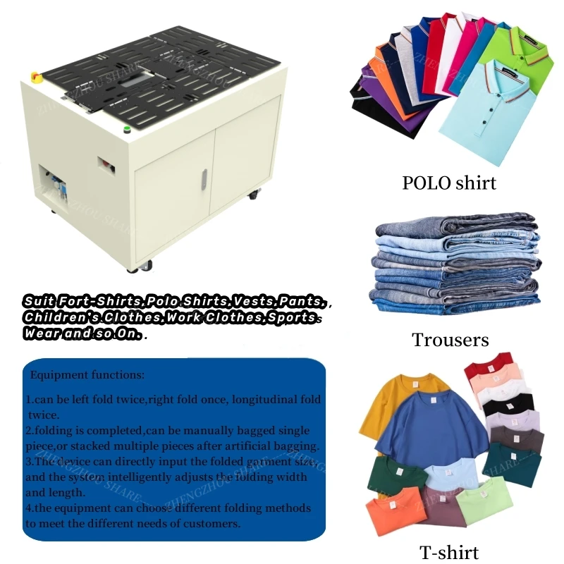 Easy to Operate Automatic Garment Packing Machine Clothes Folder Machine for Clothes Folding