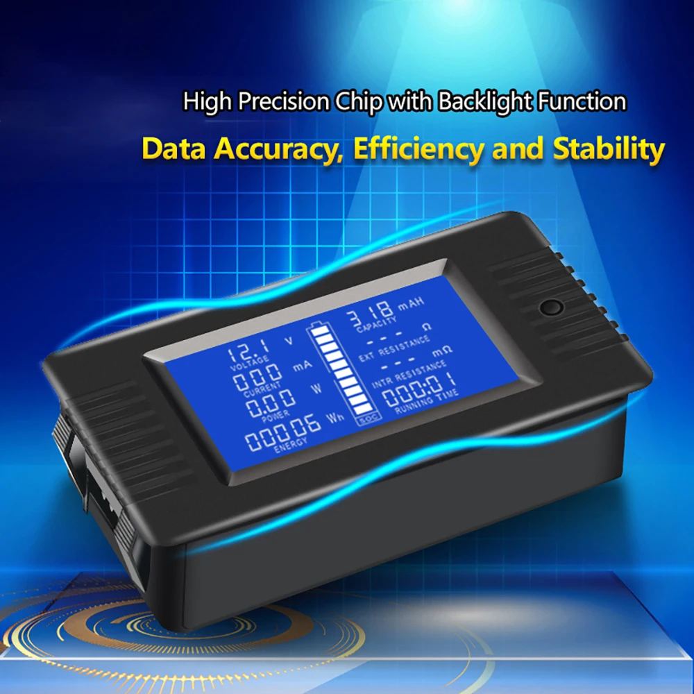 Многофункциональный тестер аккумуляторов 9 в 1, 0-200 А, 0-в