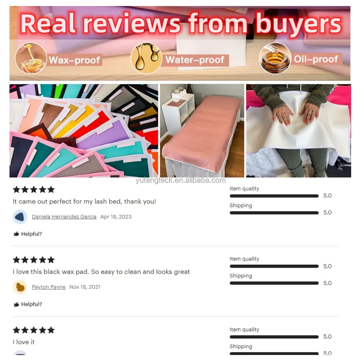 New Wax Pad For Esthetician Sugaring And Waxing Mats Spa Bed Pad