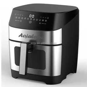 AOJA 2026 Hot Sale Kitchen Household Plastic Smart Air Fryer Home Use 2L 5l 6l 6.5l 7l 8l 9l Electric Digital  White air Fryer