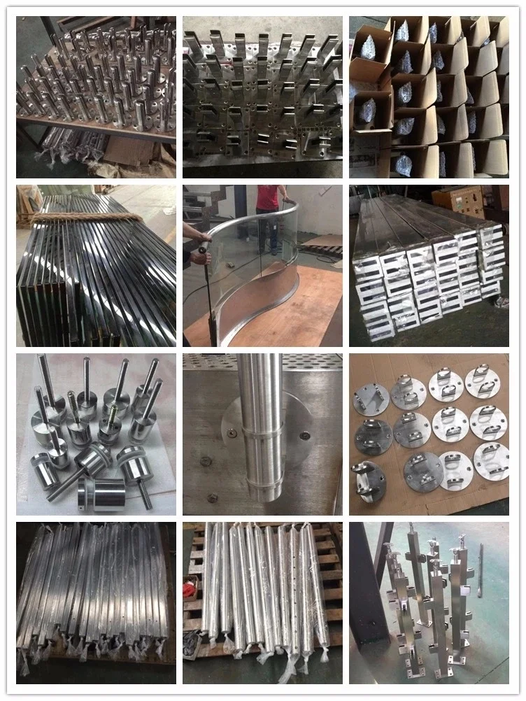 High Quality Customized Stainless Steel Round Standoff Glass Balustrade
