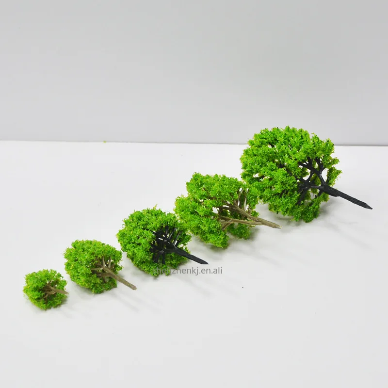 Model Trees Railroad Diorama Mini Scenery Plastic Scale Scene Decoration Building Landscape Accessories