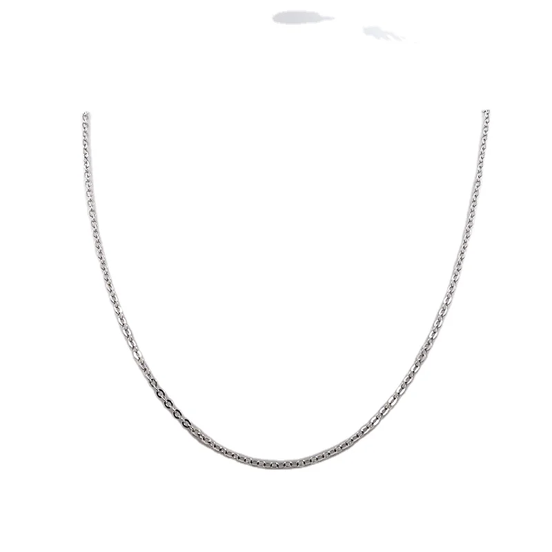 ベース silver925 chain necklace Necklace base, sterling silver 925, A 030 CHAIN 21 45 cm