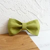 Green velvet dog bow