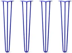 Metal Table Legs Black Steel 3rod Hairpin Table Leg Sturdy Modern Furniture Industrial Style for Desk Dining Table DIY Furniture