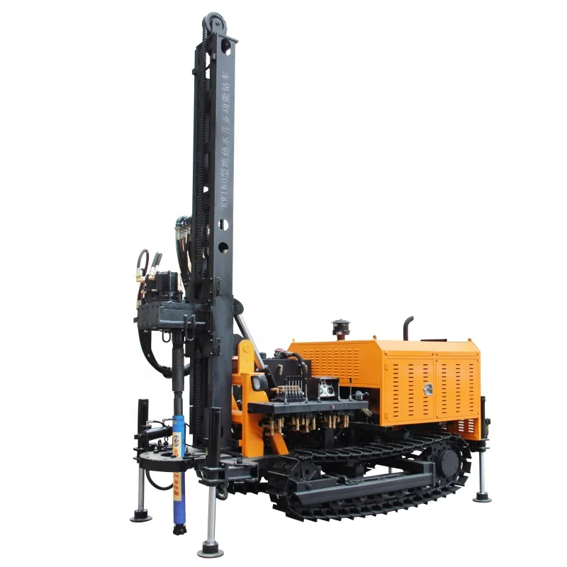
 KAISHAN New KW180 Small Water Well Drilling Rig for Sale (180m Depth)