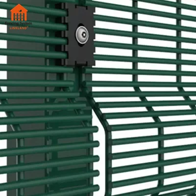 2025 New Style Clear View 358 High Security Fence See Through Fencing 358 Anti Climb Security Fence