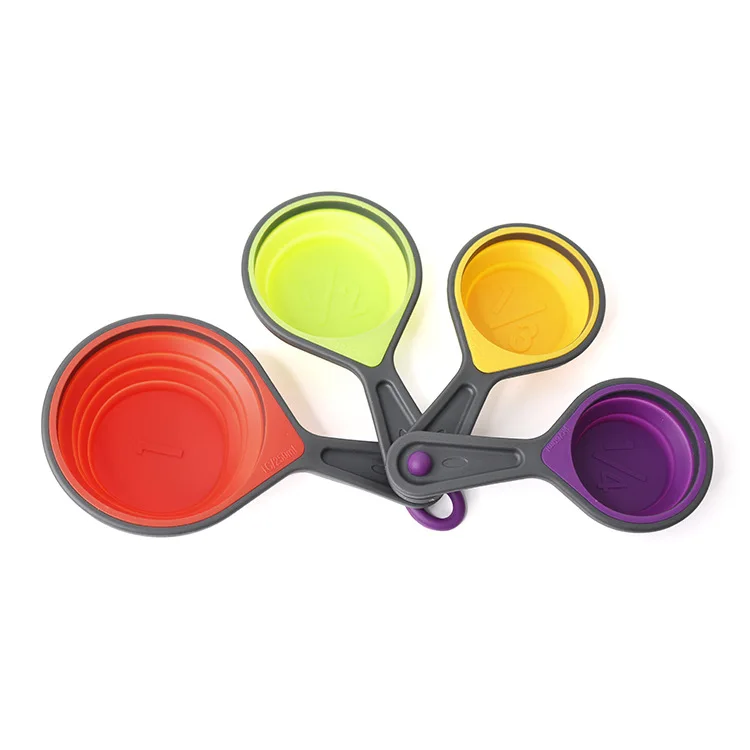 6 Pcs Silicone Measuring Cups for Resin, Silicone Measuring Cup