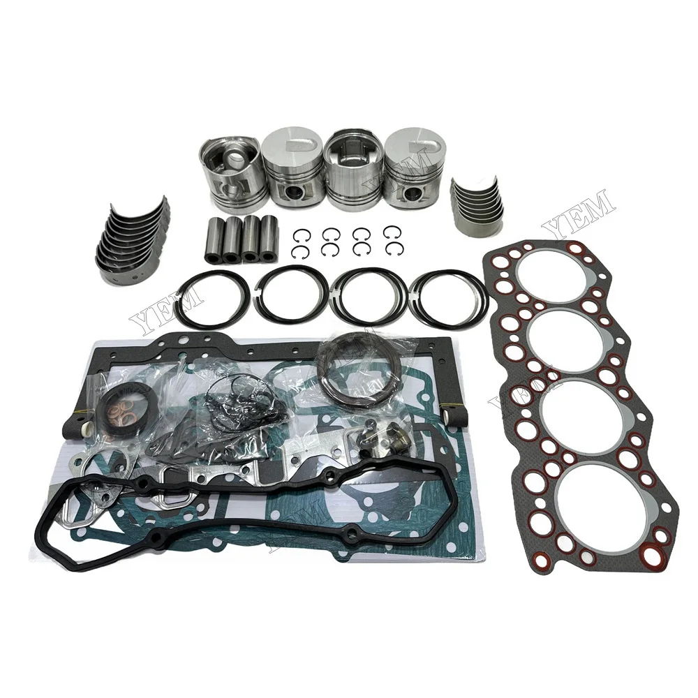 S4E Piston & Ring & Gasket Kit & Bearing for Mitsubishi 94*2.5HK + 2 + 4.5