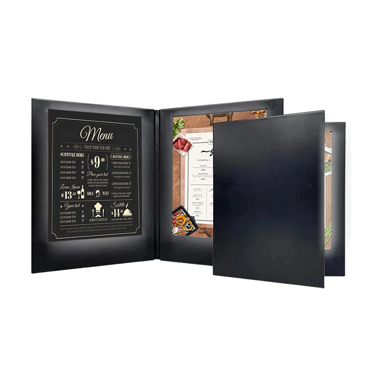 Restaurant Menu Display Led A4 Menu Holder with Led Menu Led Display