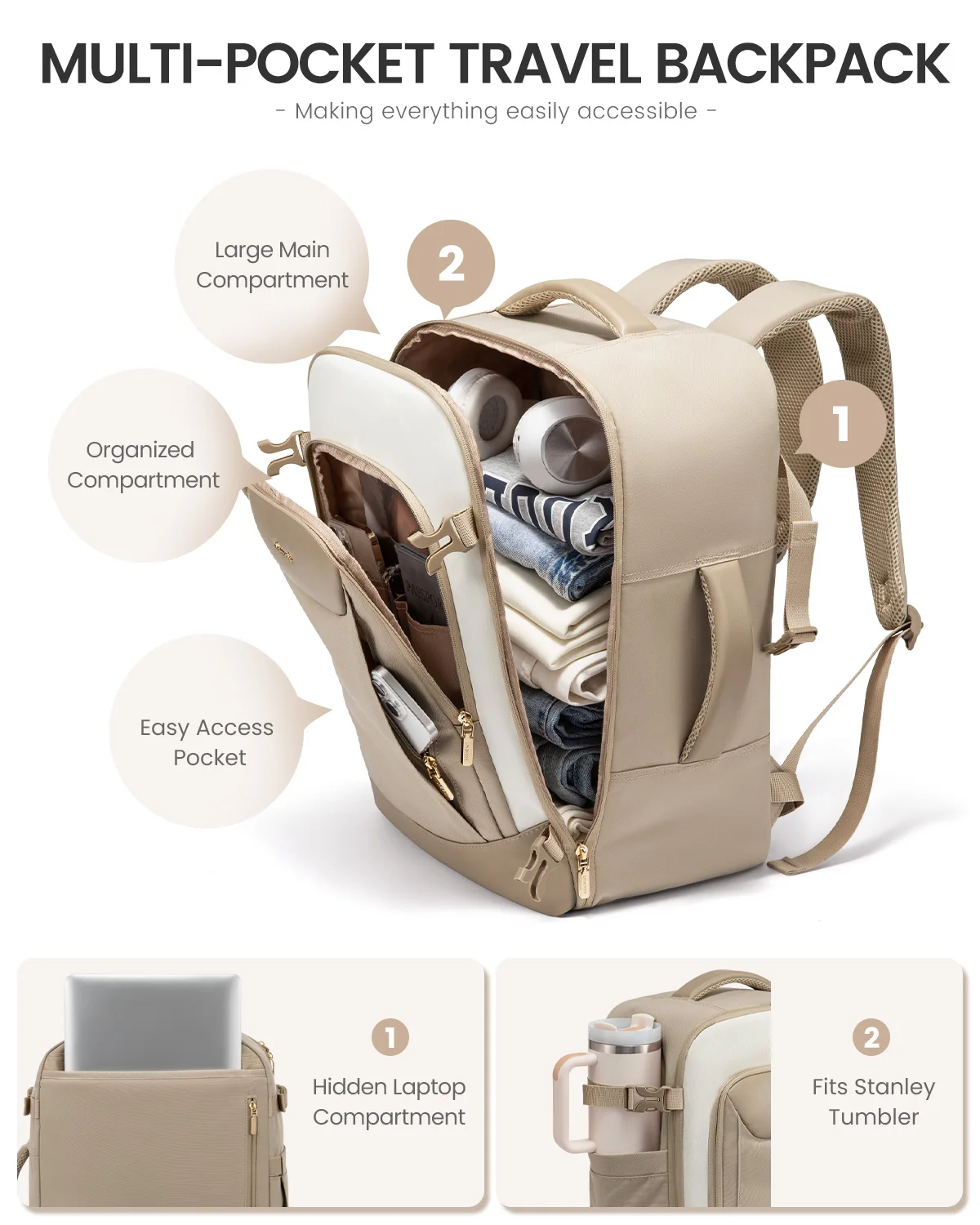 LOVEVOOK Large Custom 40L Carry on Backpacks Travel Luggage Suitcases and  Rucksack for Men Women Durable Laptop Travel Backpacks| Alibaba.com