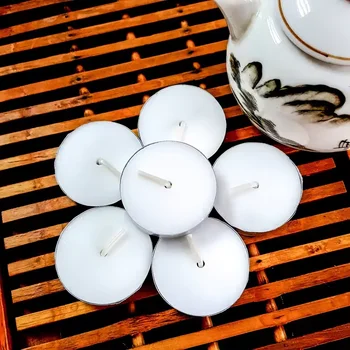 Round Aluminium Tea Light Cups Empty Case Candle Wax Containers Metal Tealight Cups