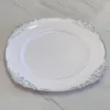 White background and silver edge color