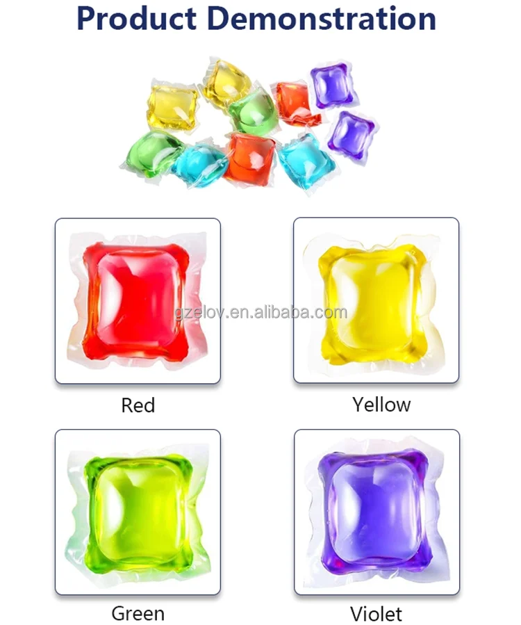 Most Popular Eco Friendly Laundry Detergent Beads Custom Logo Cloth