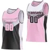 Light Pink and Black and White