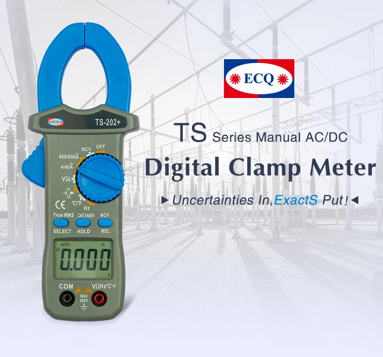 TS-202+ AMP AC Leakage Current Clamp Meter