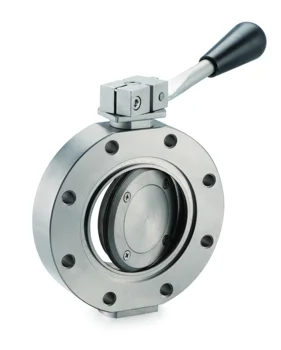 Hot Sale GI-A Series Manual pneumatic electric High Vacuum Butterfly Valve Carbon or Stainless Steel