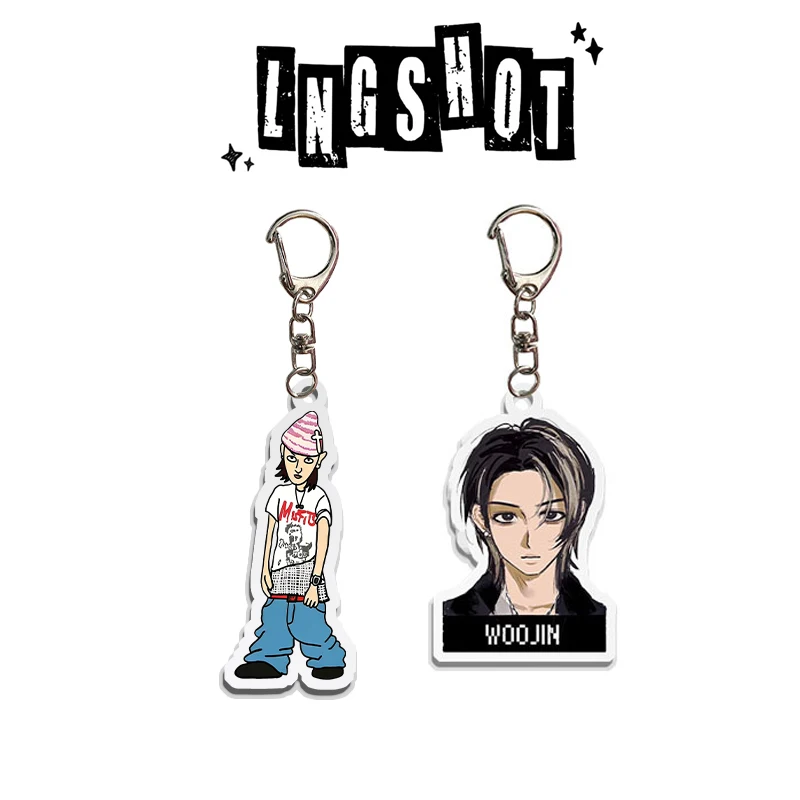 LNGSHOT キャラクターキーホルダー ウジンWOOJIN Set-Kpop-Lngshot-Shot-Callers-