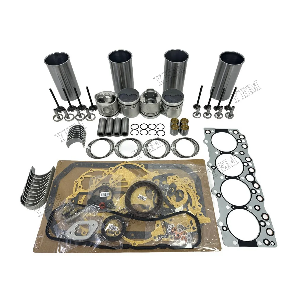 Replacement Engine Rebuilding Kit With Piston Rings Full Gasket Set Valves Kit Bearing Set Suitable for Isuzu 4BD2 Engine Parts 2