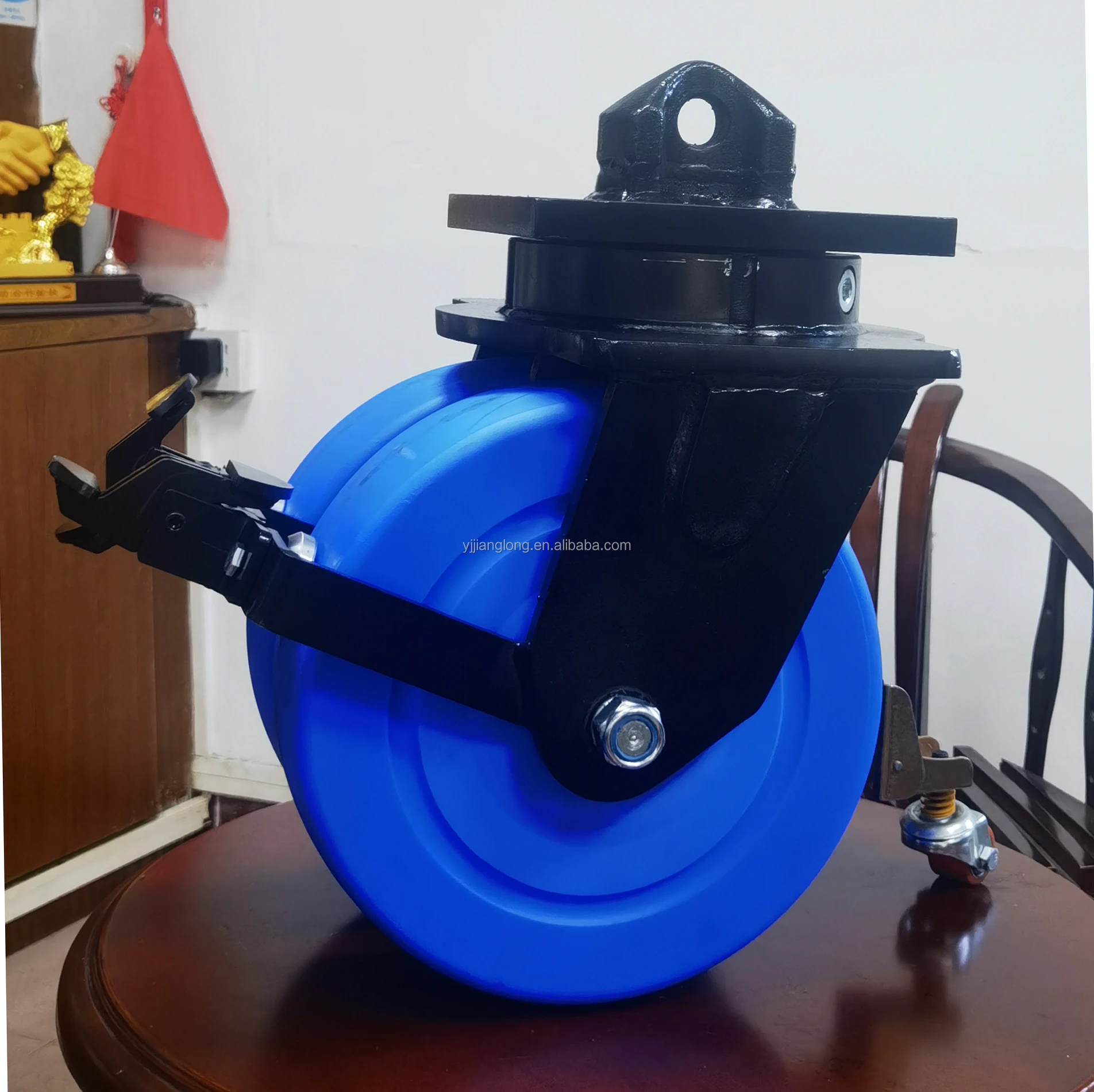 5000KG Load Capacity Shipping Container Castors with Wheels for Rough Terrain