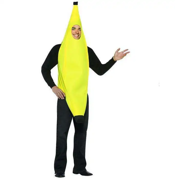 Disfraz de plátano deluxe para adulto