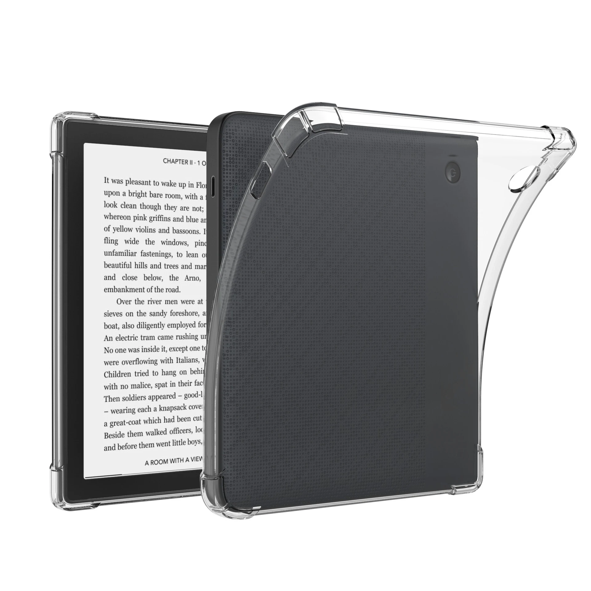 Transparent Clear Soft TPU Cover Case for Kobo Libra Colour 2024