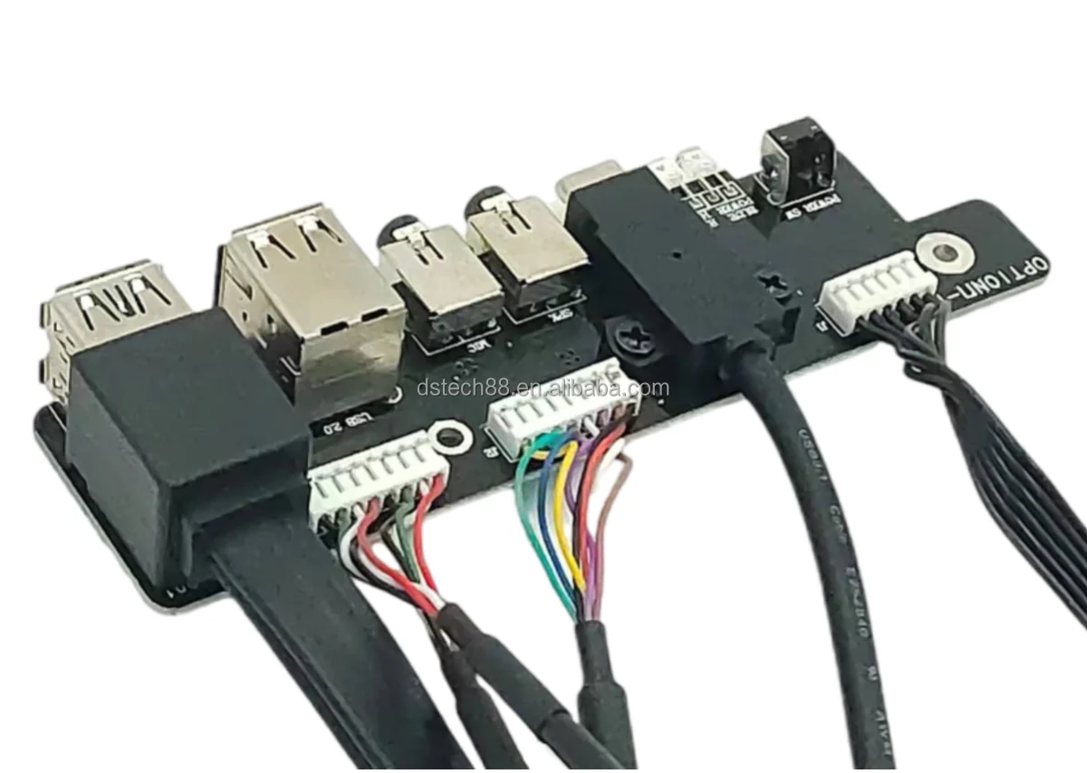 Mini Pc Computer Case Front Panel With Dual Usb 3.0 And Usb2.0 And Type