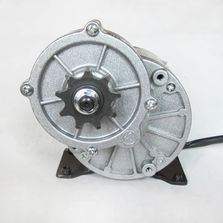2019 New High Speed 250W 12V Decelerating DC Brush Motor Gear Motor Pulley for Electric Bicycle Scooter